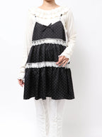 merry jenny｜Dot Babydoll Dress
