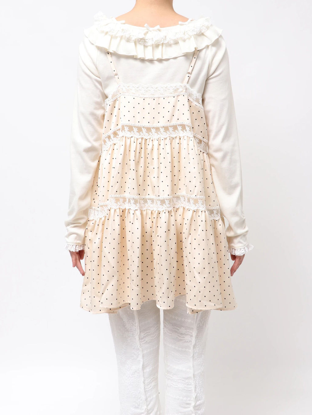 merry jenny｜Dot Babydoll Dress