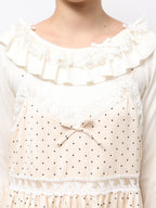 merry jenny｜Dot Babydoll Dress
