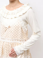 merry jenny｜Dot Babydoll Dress