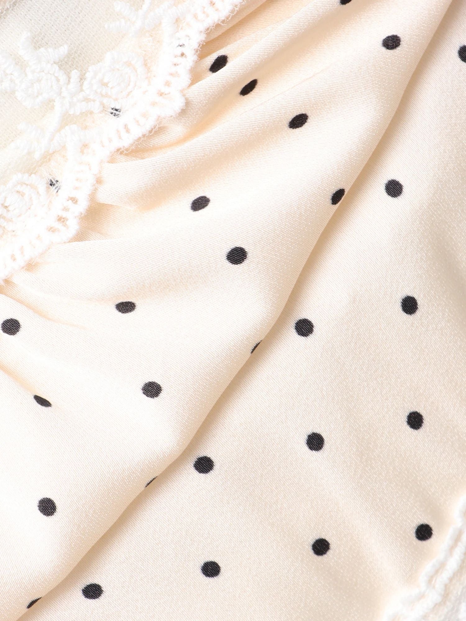 merry jenny｜Dot Babydoll Dress