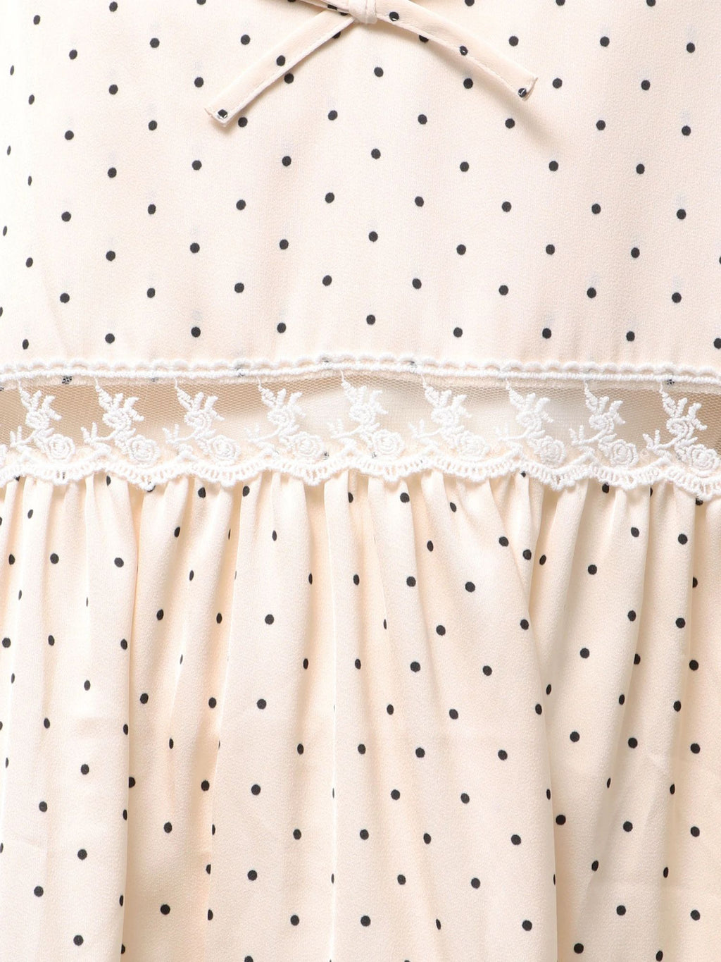 merry jenny｜Dot Babydoll Dress