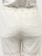 merry jenny｜Stretch Lace Capri Pants