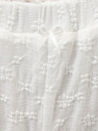 merry jenny｜Stretch Lace Capri Pants