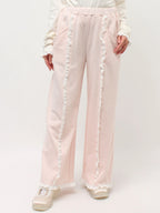 merry jenny｜Lace Frill Sweatpants