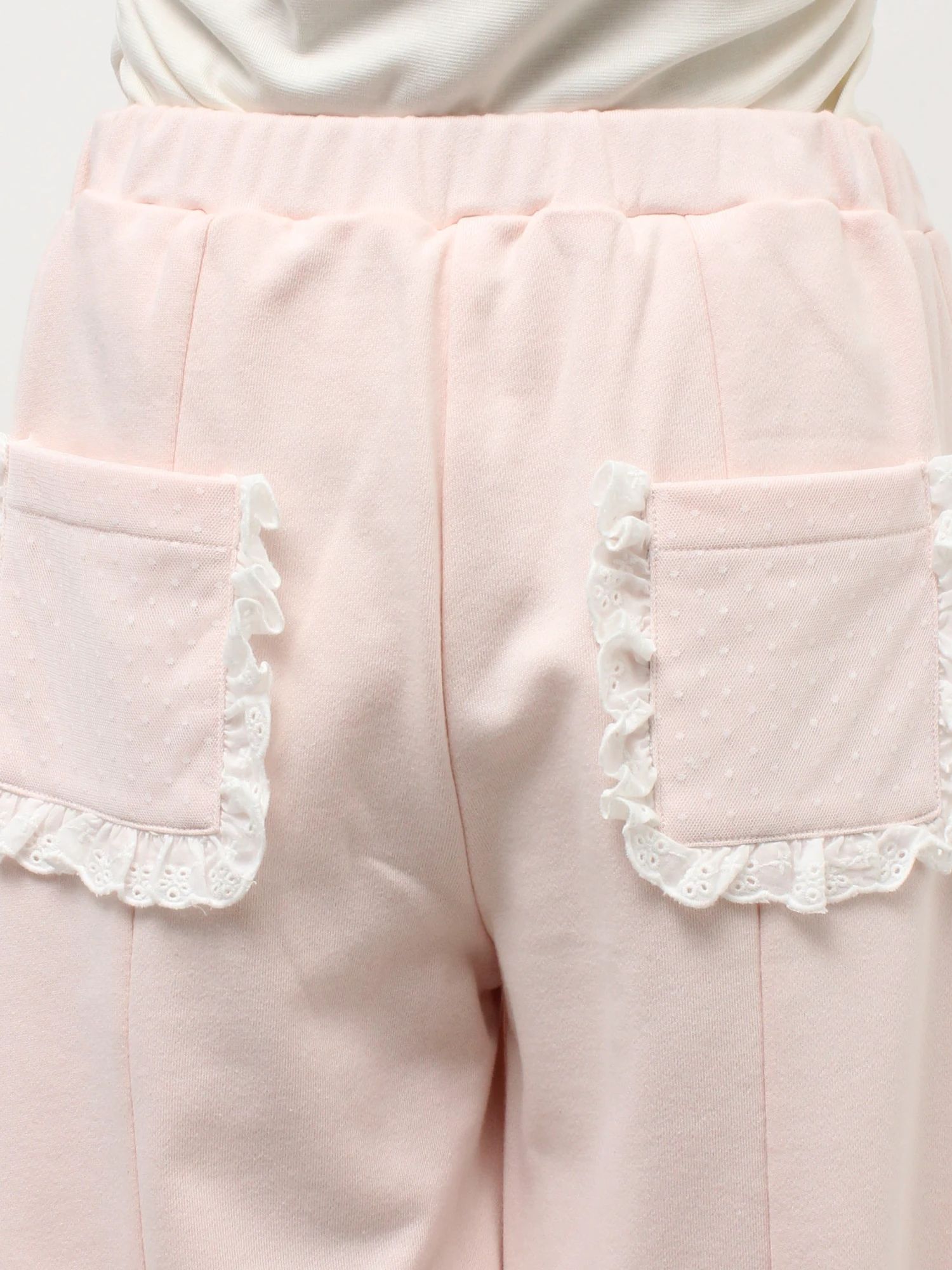 merry jenny｜Lace Frill Sweatpants