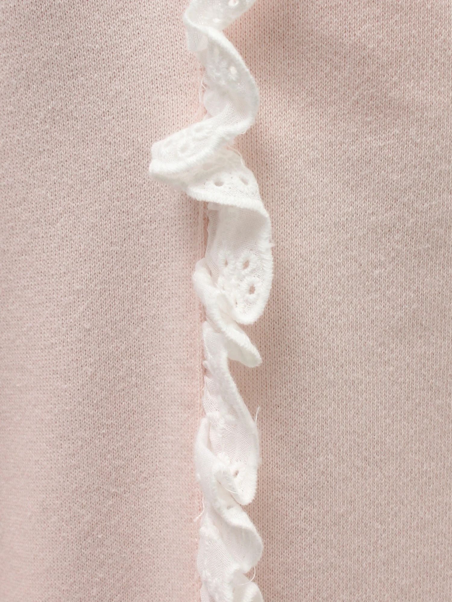 merry jenny｜Lace Frill Sweatpants