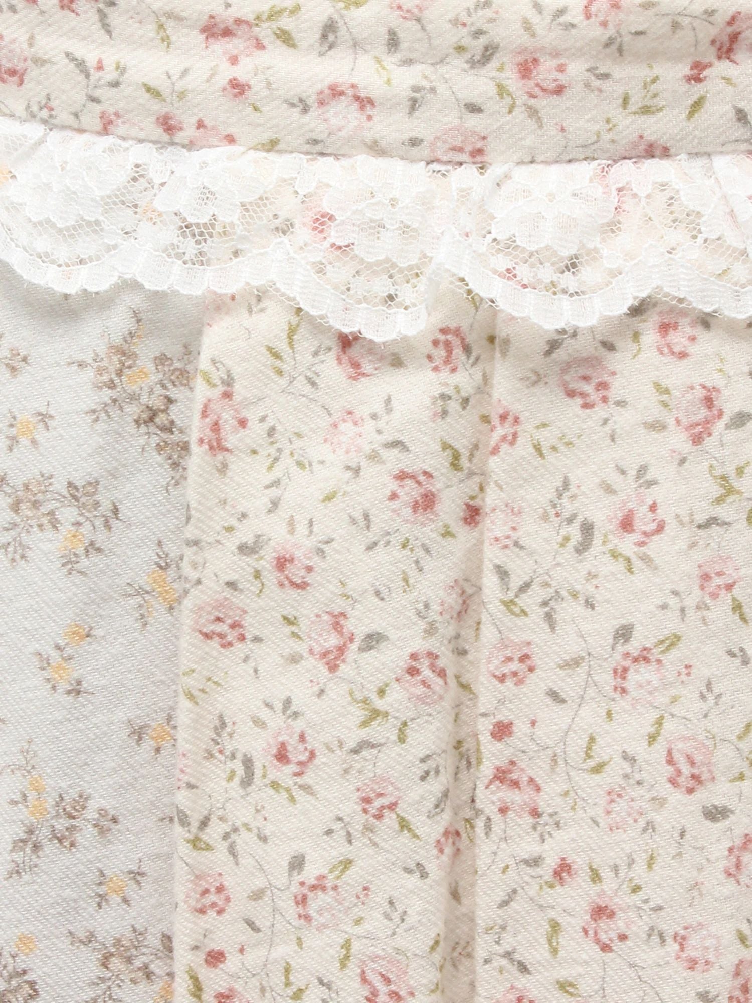 merry jenny｜Flower Assorted Pleated Mini Skirt