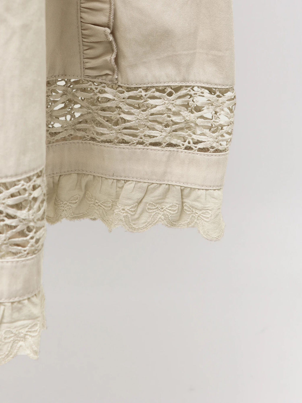 merry jenny｜Pleats Apron Layered Skirt