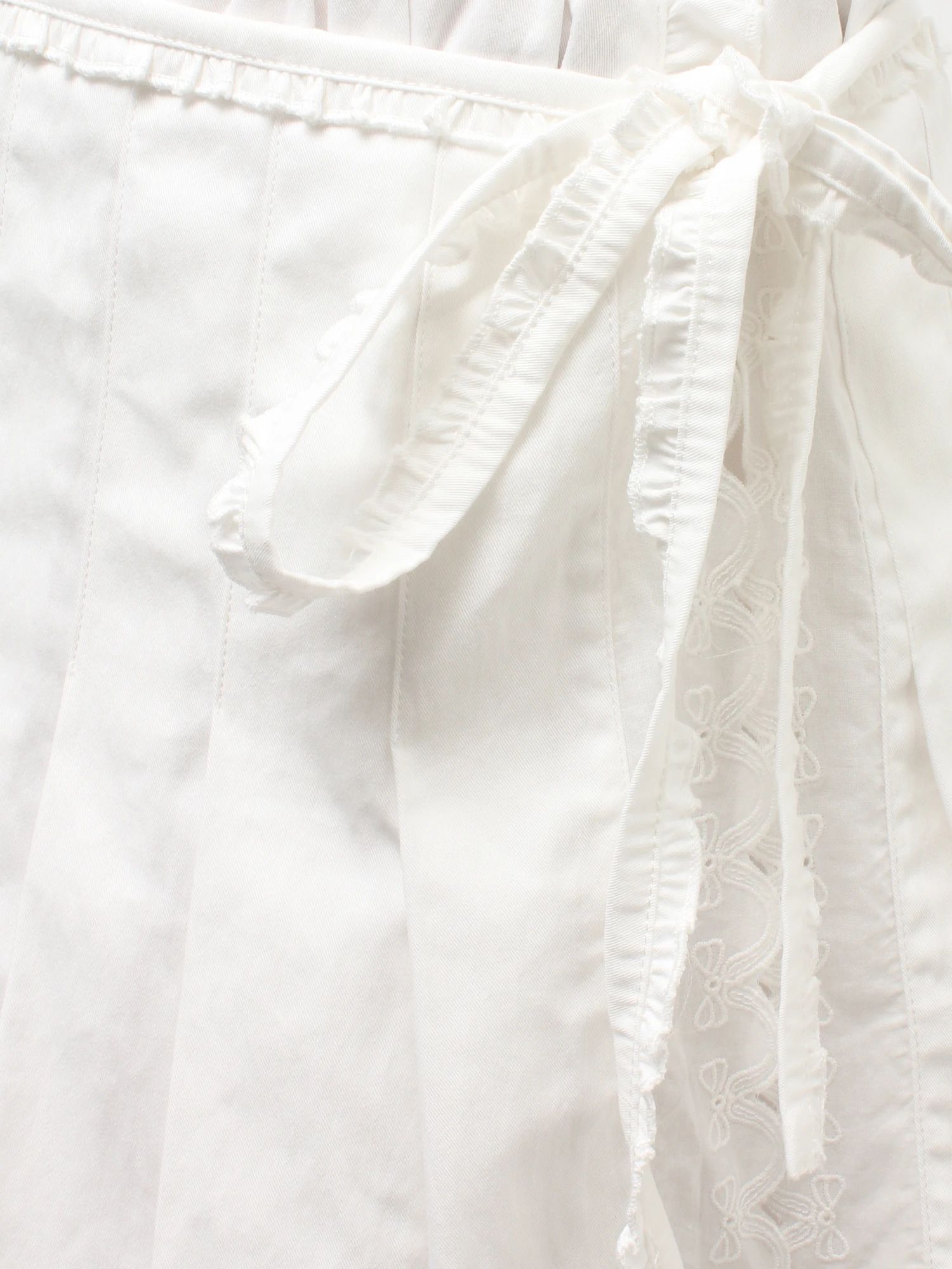 merry jenny｜Pleats Apron Layered Skirt – FILL.