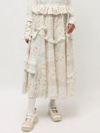 merry jenny｜Decorative Ribbon Flare Skirt
