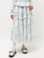 merry jenny｜Decorative Ribbon Flare Skirt