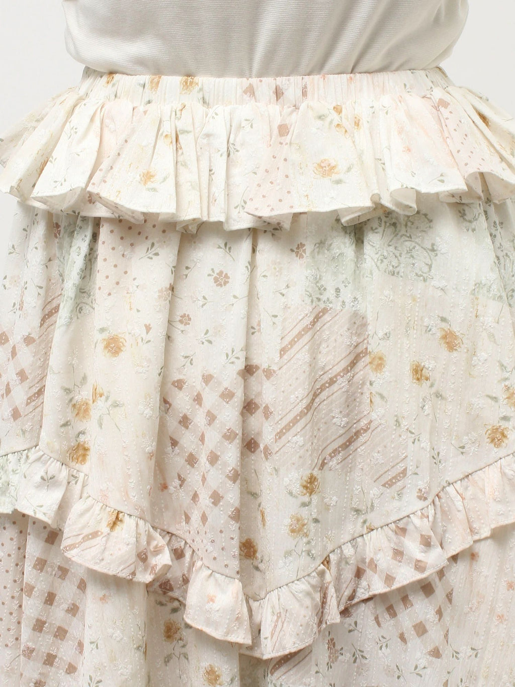 merry jenny｜Decorative Ribbon Flare Skirt