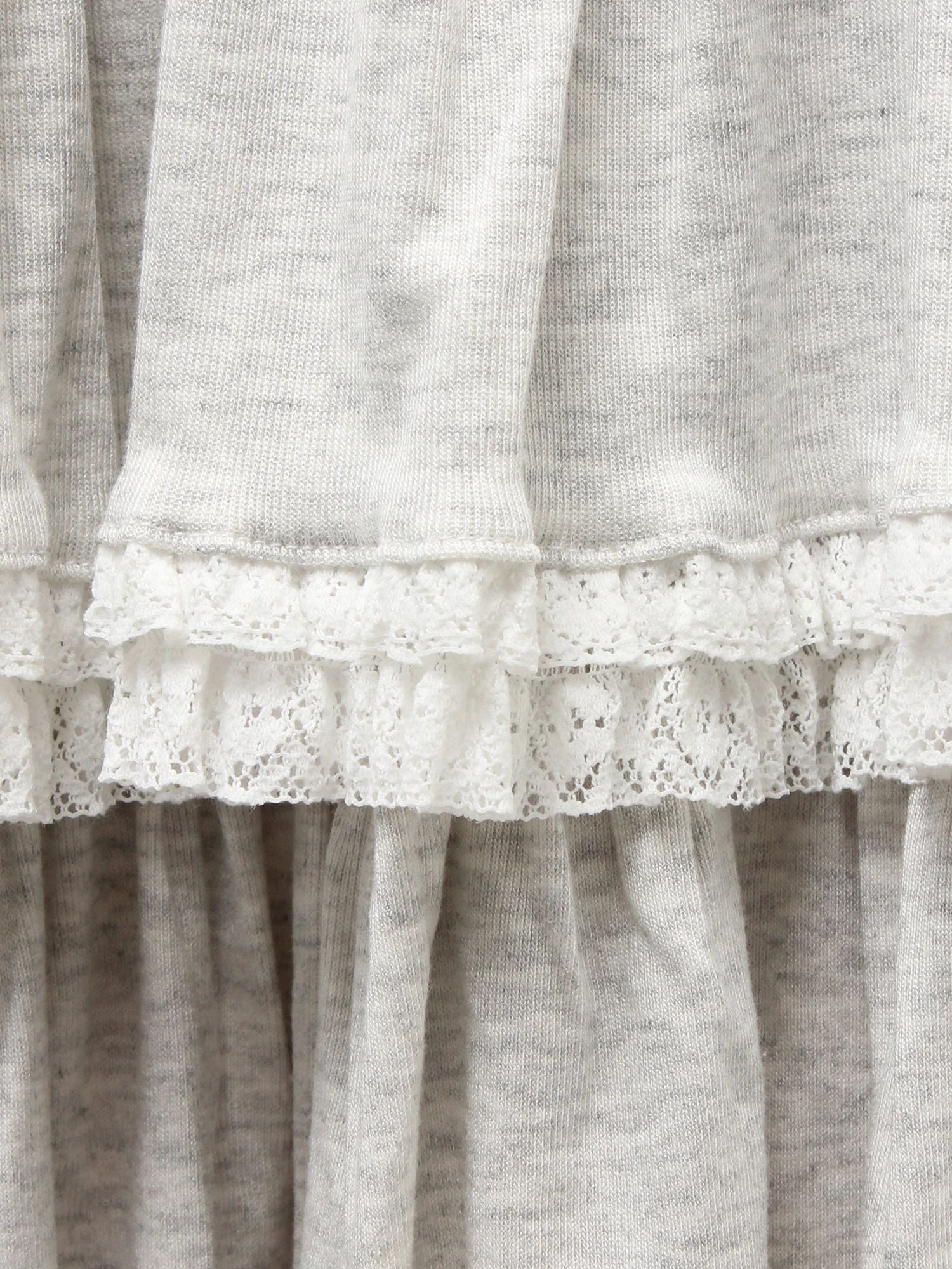 merry jenny｜Cut Tiered Mini Skirt