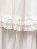merry jenny｜Cut Tiered Mini Skirt