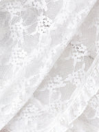 merry jenny｜Sheer Lace Flare Skirt