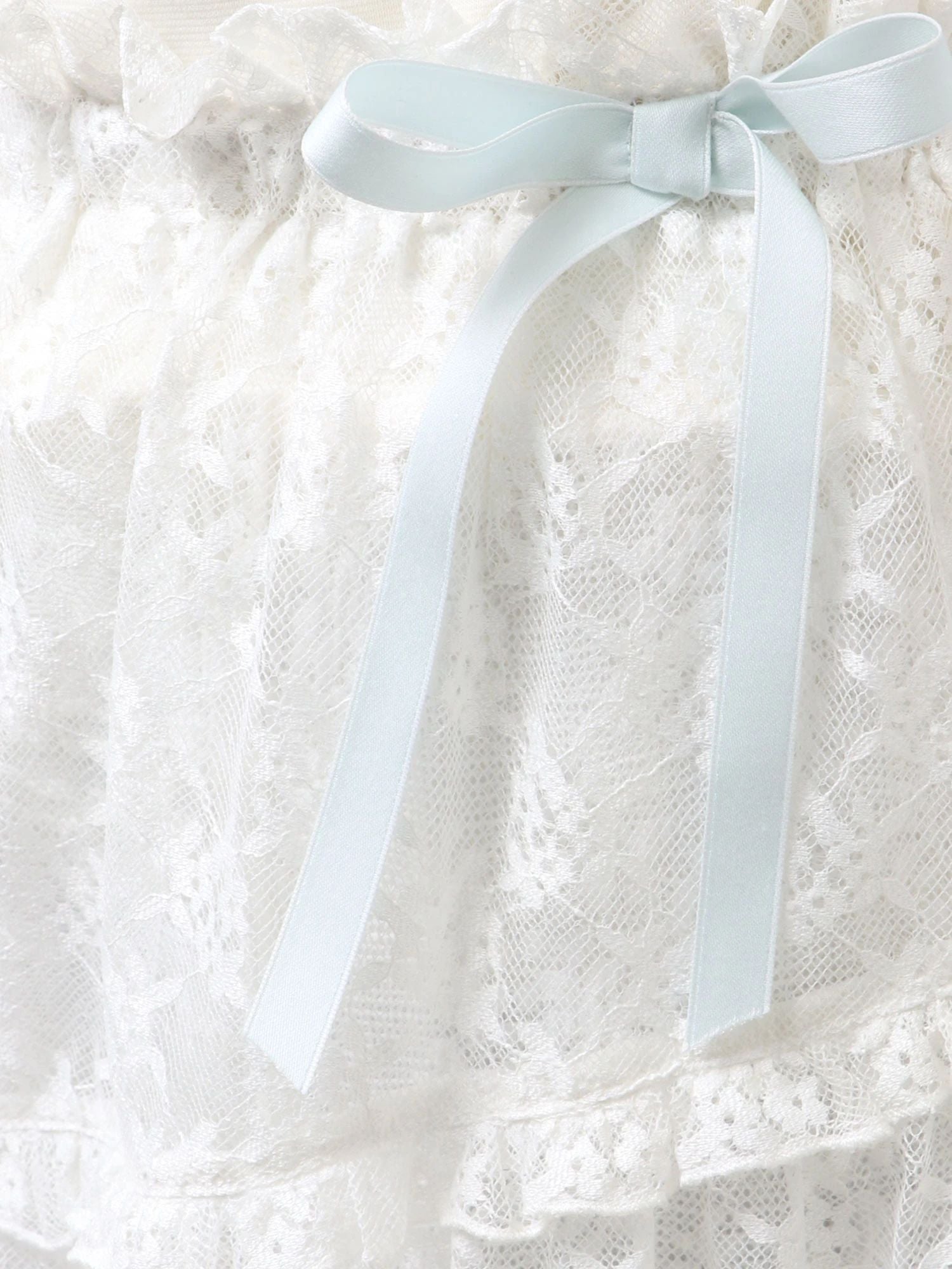 merry jenny｜Sheer Lace Flare Skirt