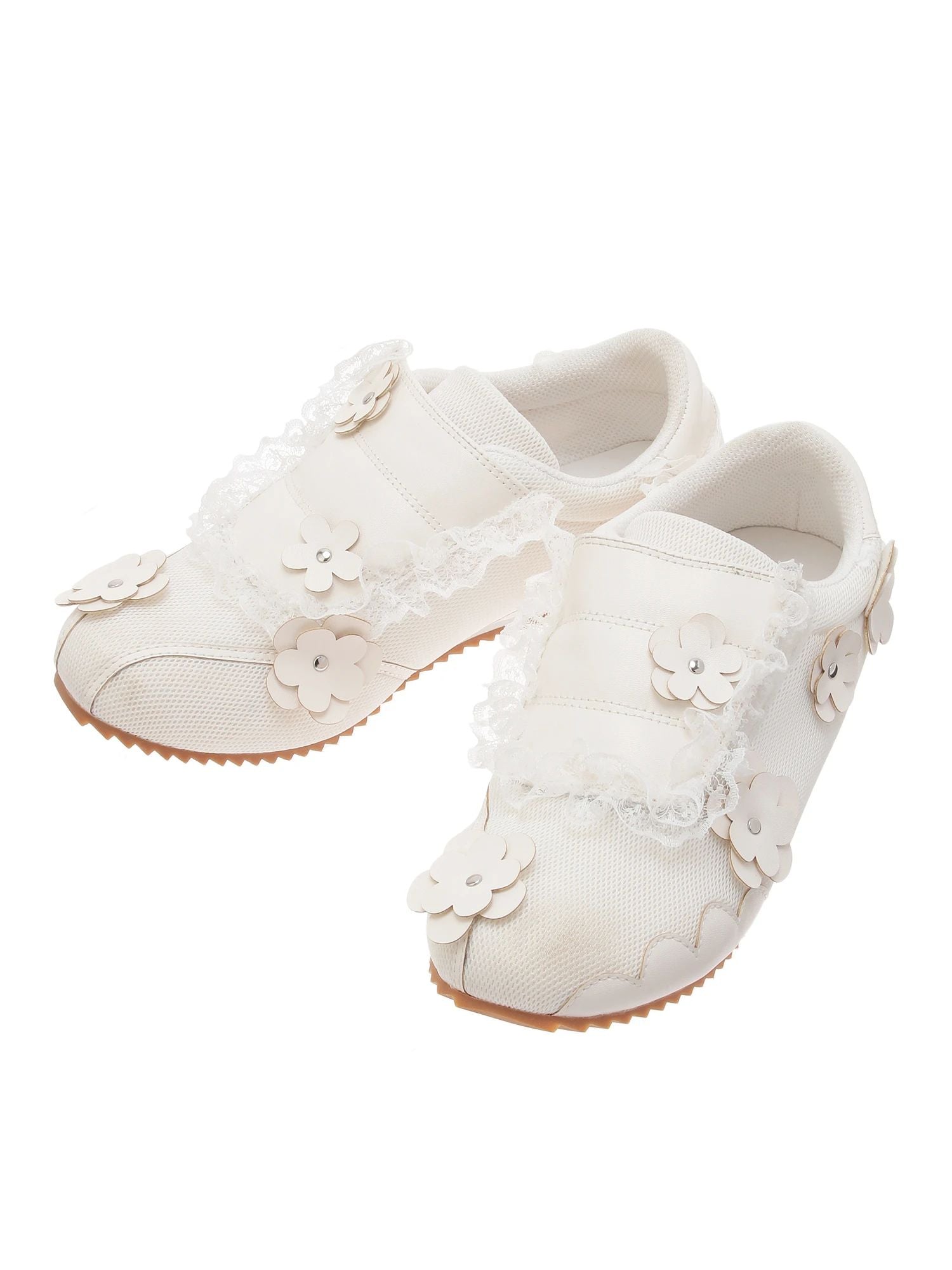 merry jenny｜Full Flower Flat Sneakers