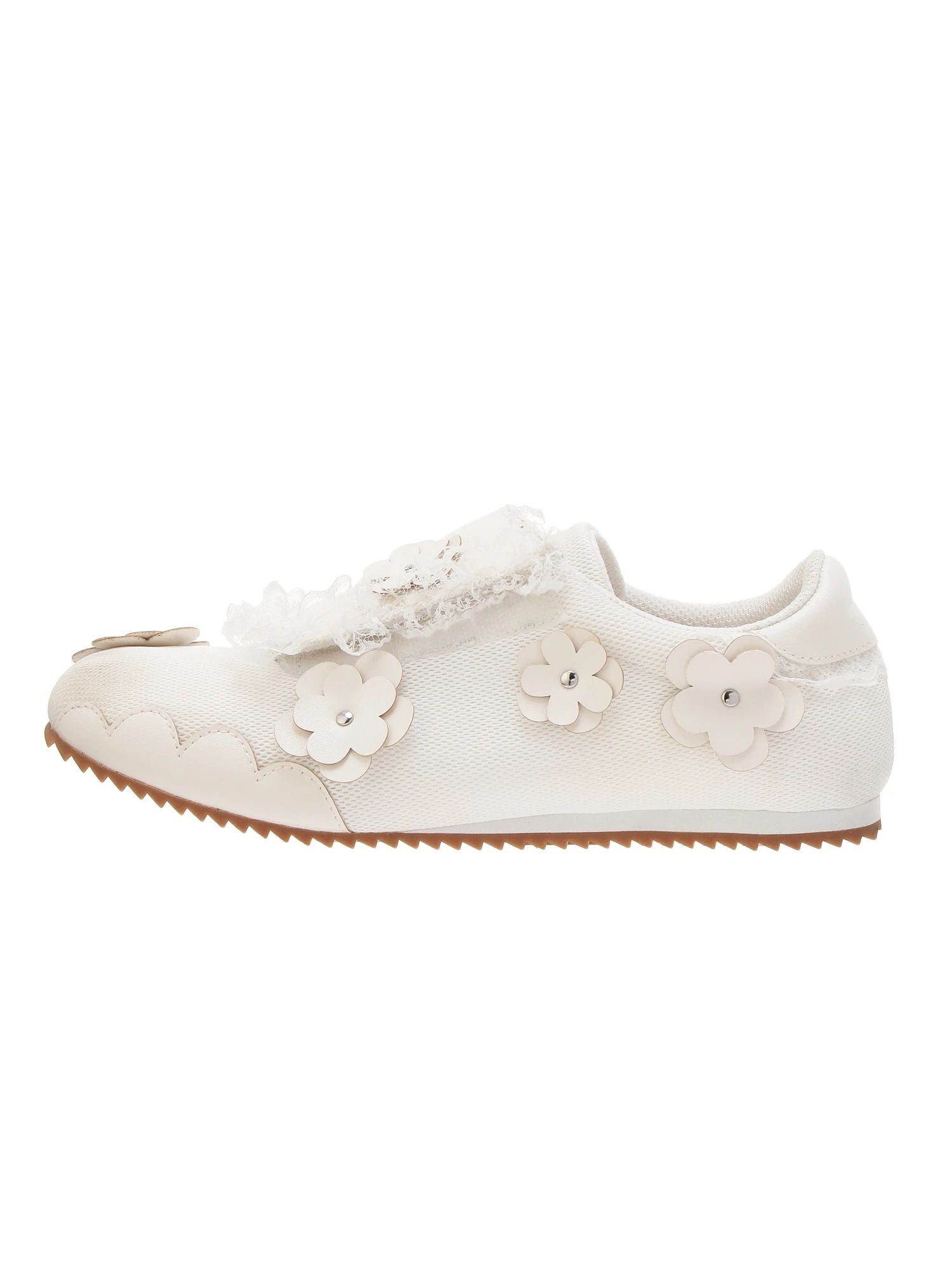merry jenny｜Full Flower Flat Sneakers