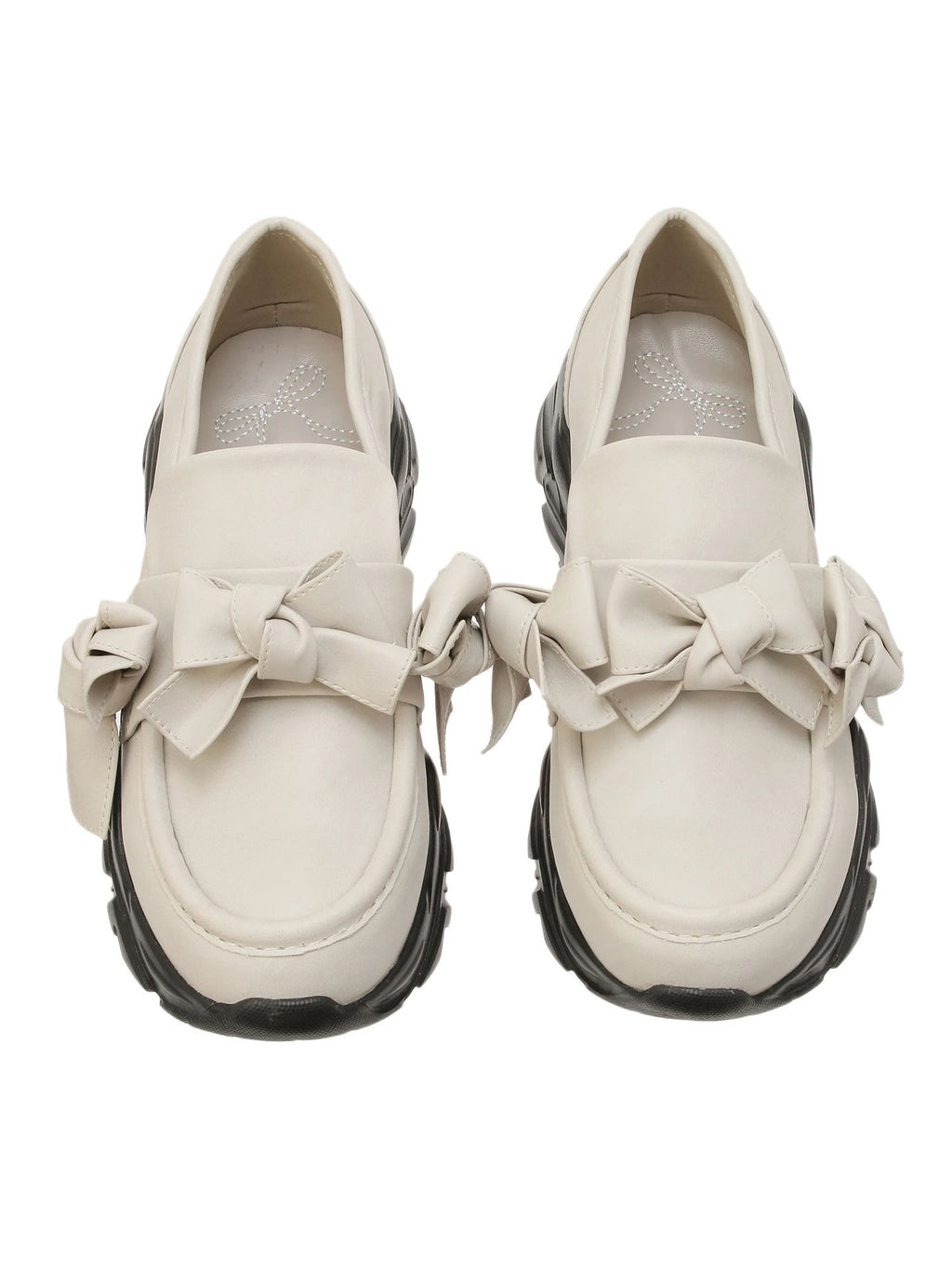 merry jenny｜Ribbon Platform Sneakers