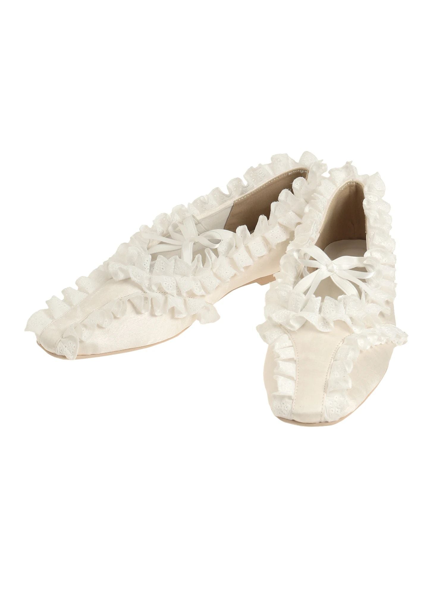 merry jenny｜Frill Decorative Ballet Shoes