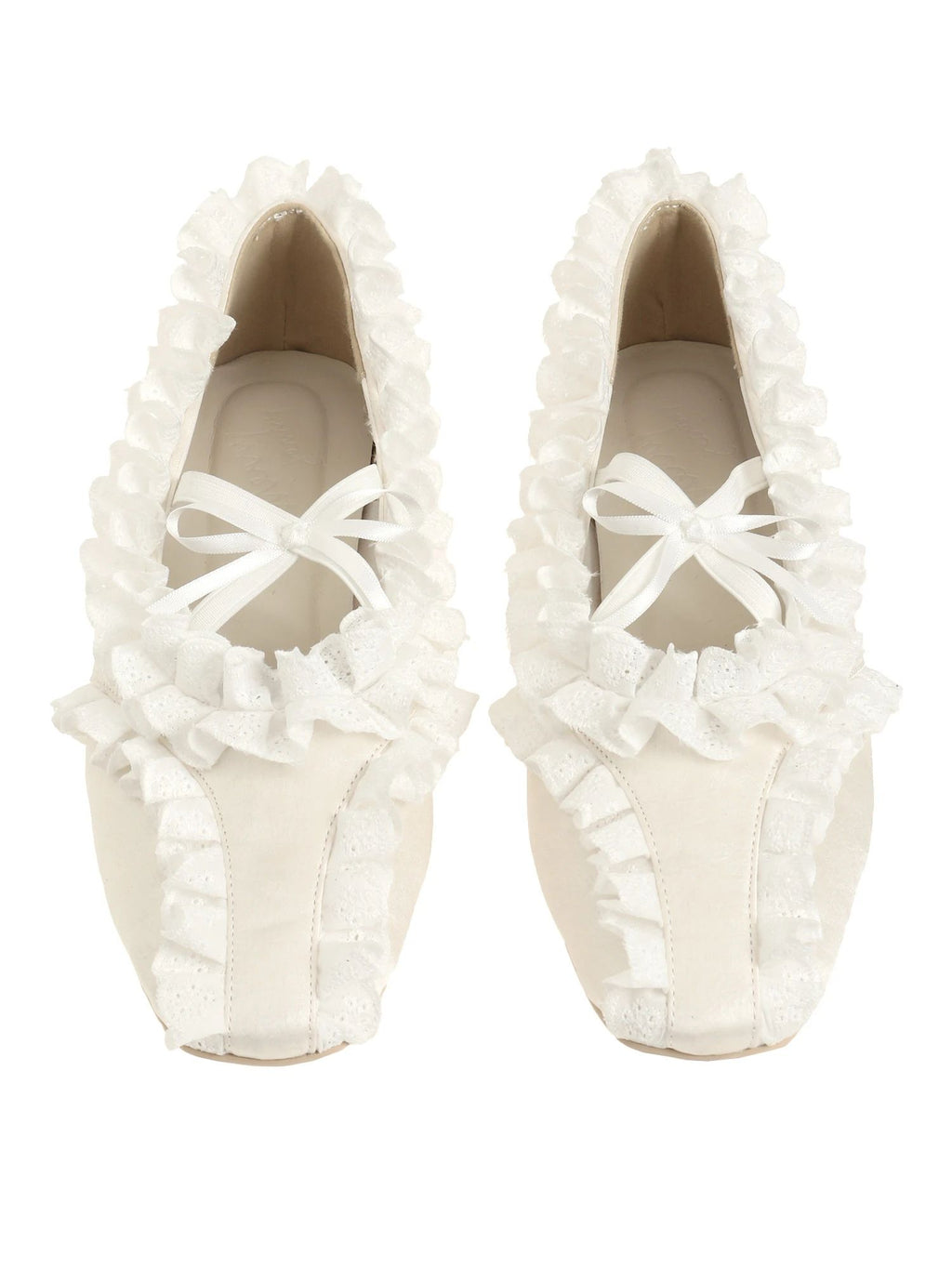 merry jenny｜Frill Decorative Ballet Shoes