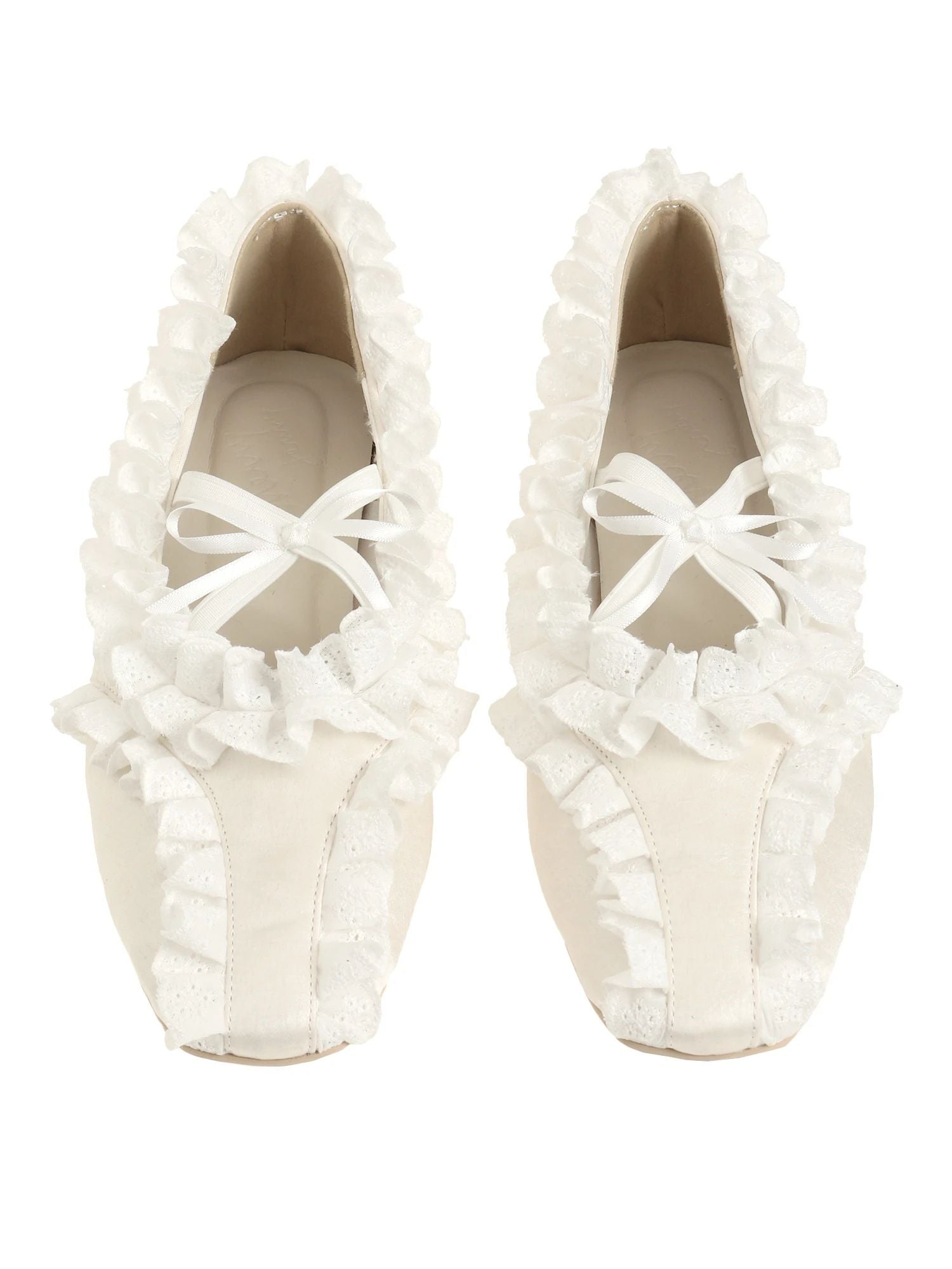 merry jenny｜Frill Decorative Ballet Shoes
