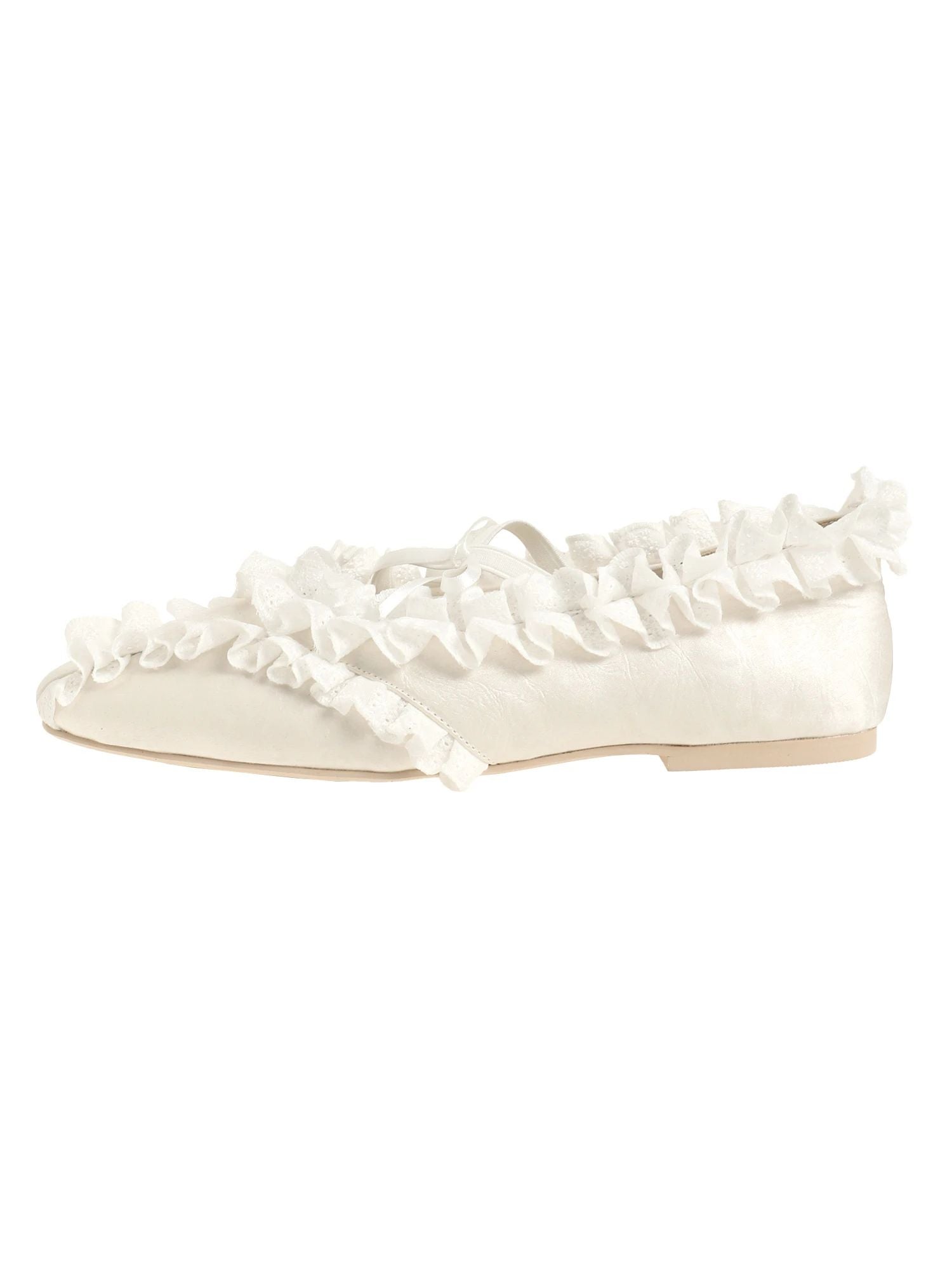 merry jenny｜Frill Decorative Ballet Shoes