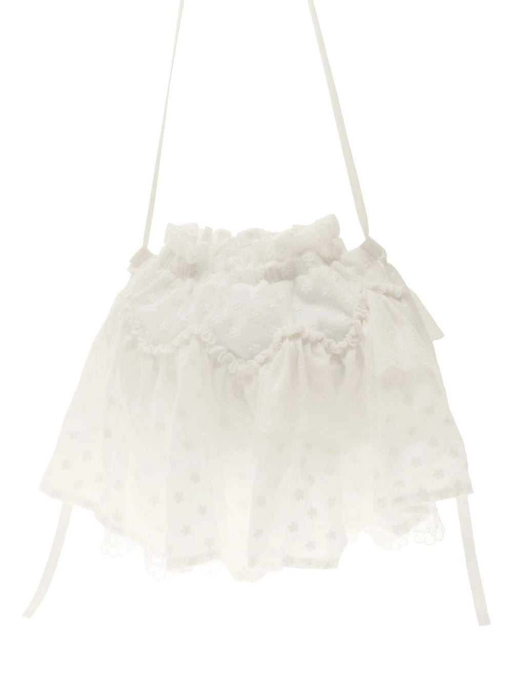merry jenny｜Tiered lace pochette