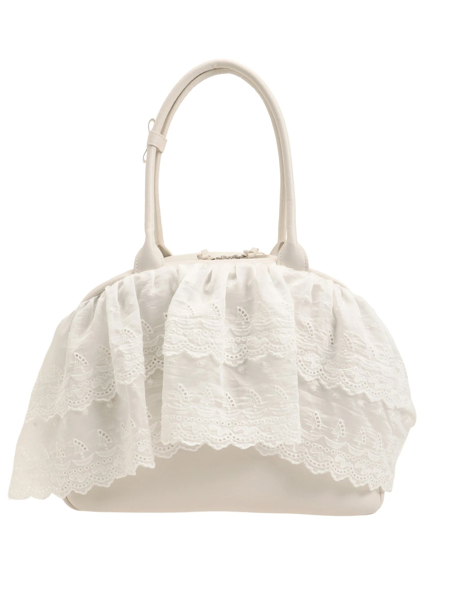 merry jenny｜Cream Boston Bag