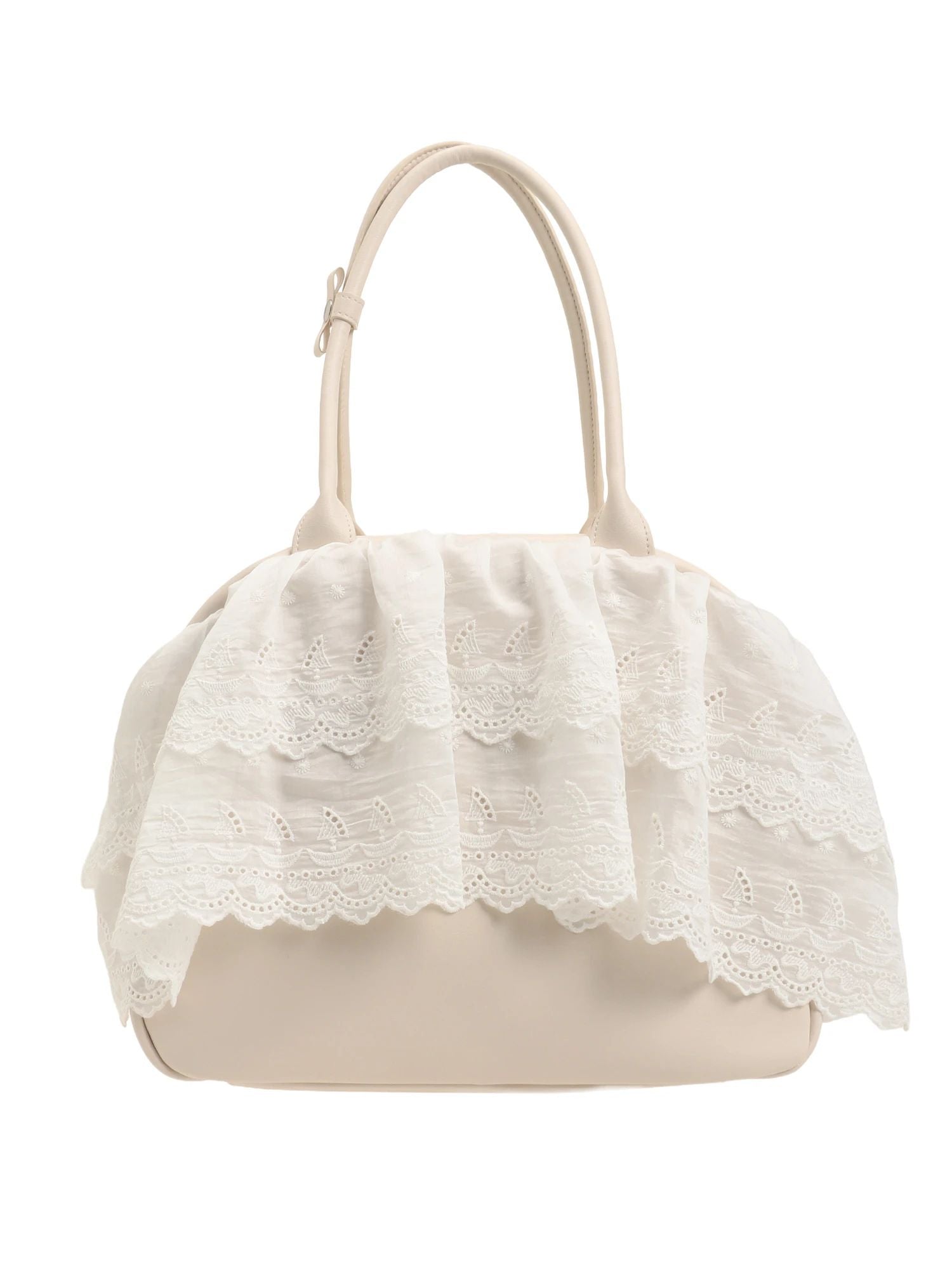 merry jenny｜Cream Boston Bag