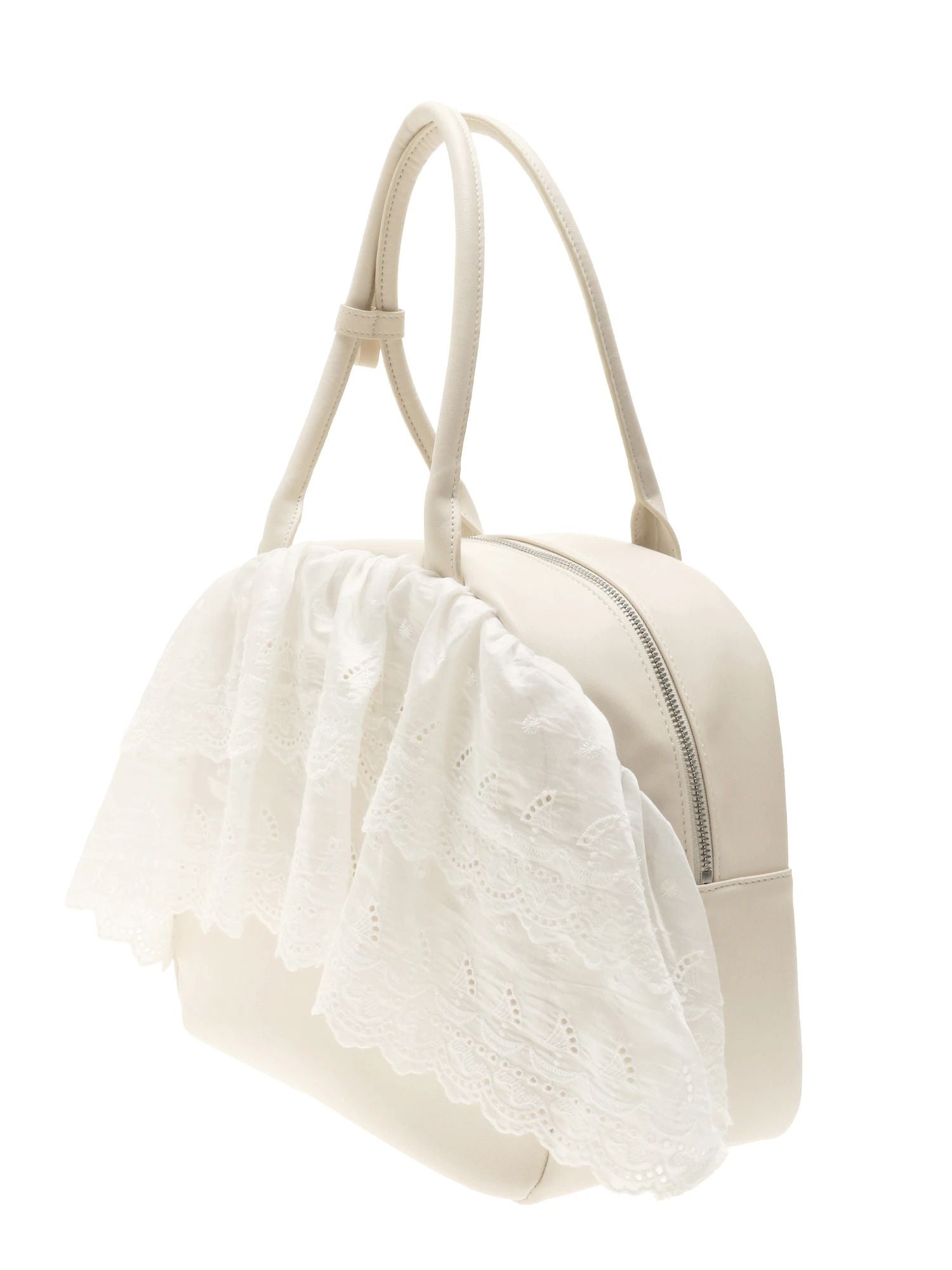 merry jenny｜Cream Boston Bag