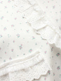 merry jenny｜flower lace sweatshirt
