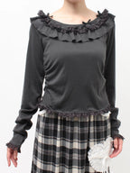 merry jenny｜Frill Decorative Top