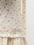 merry jenny｜Rabbit Lace Hooded Tops