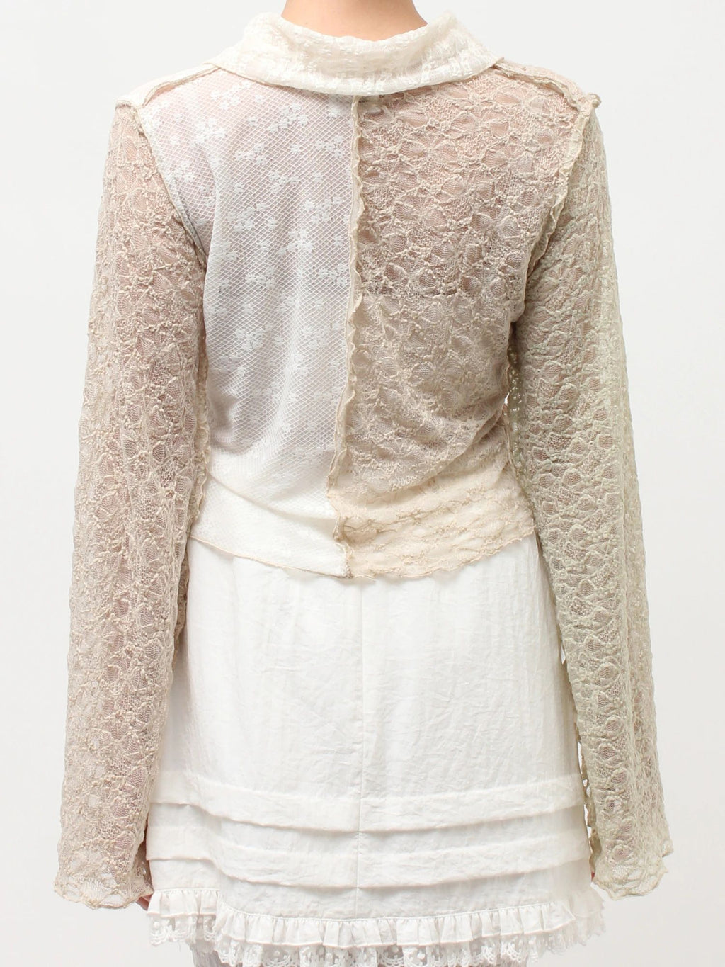 merry jenny｜Fog Color Blocking Cardigan