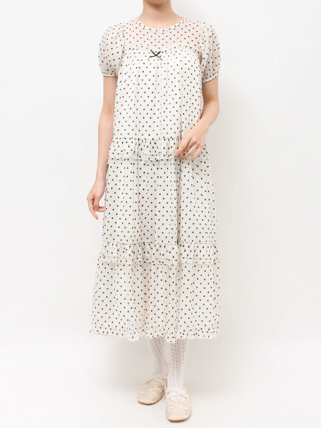 merry jenny｜Polka Dot Tulle Decorative Dress