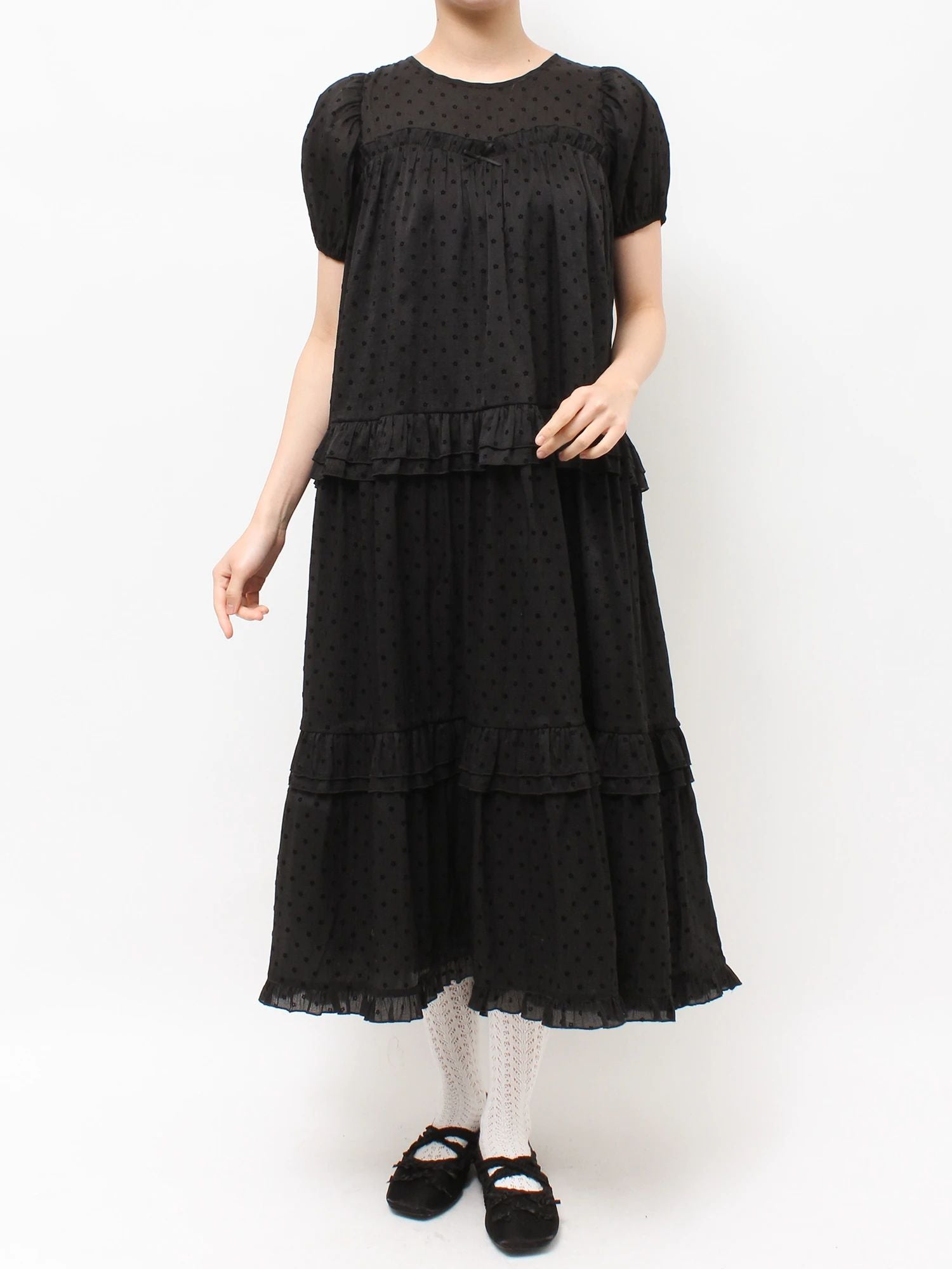 merry jenny｜Polka Dot Tulle Decorative Dress