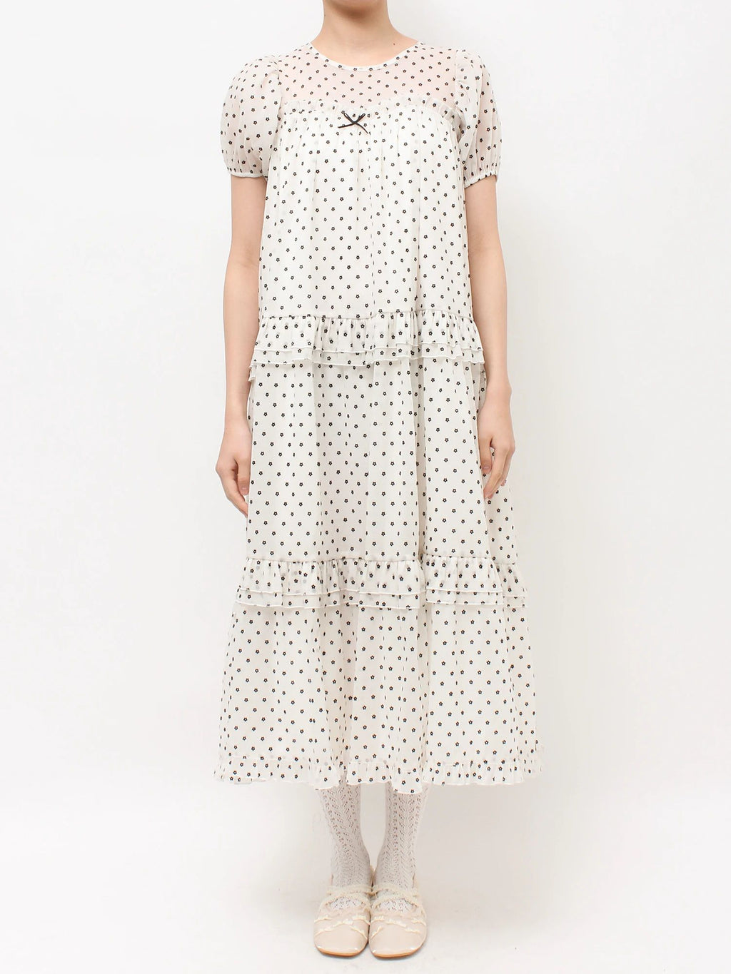 merry jenny｜Polka Dot Tulle Decorative Dress