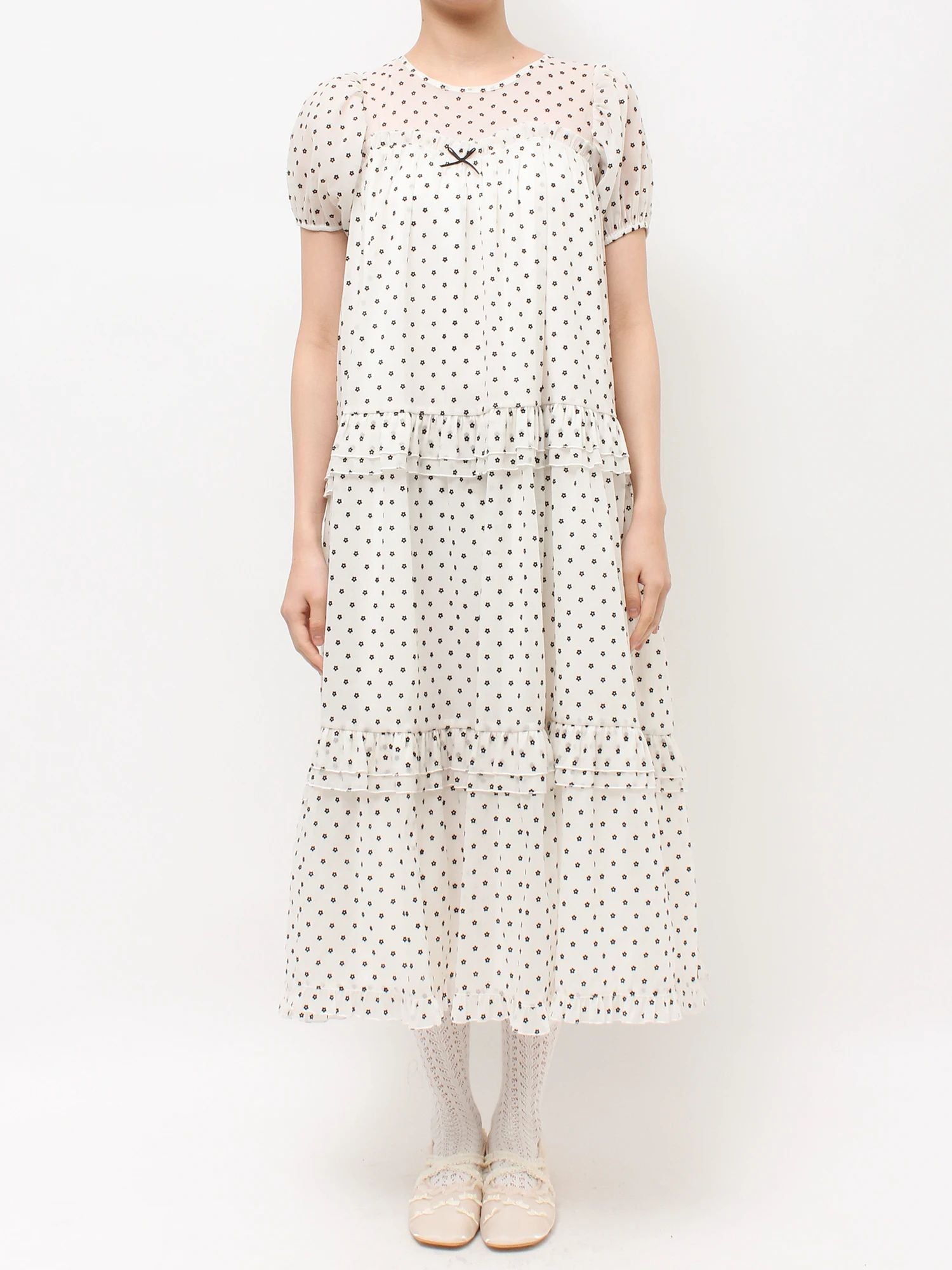 merry jenny｜Polka Dot Tulle Decorative Dress