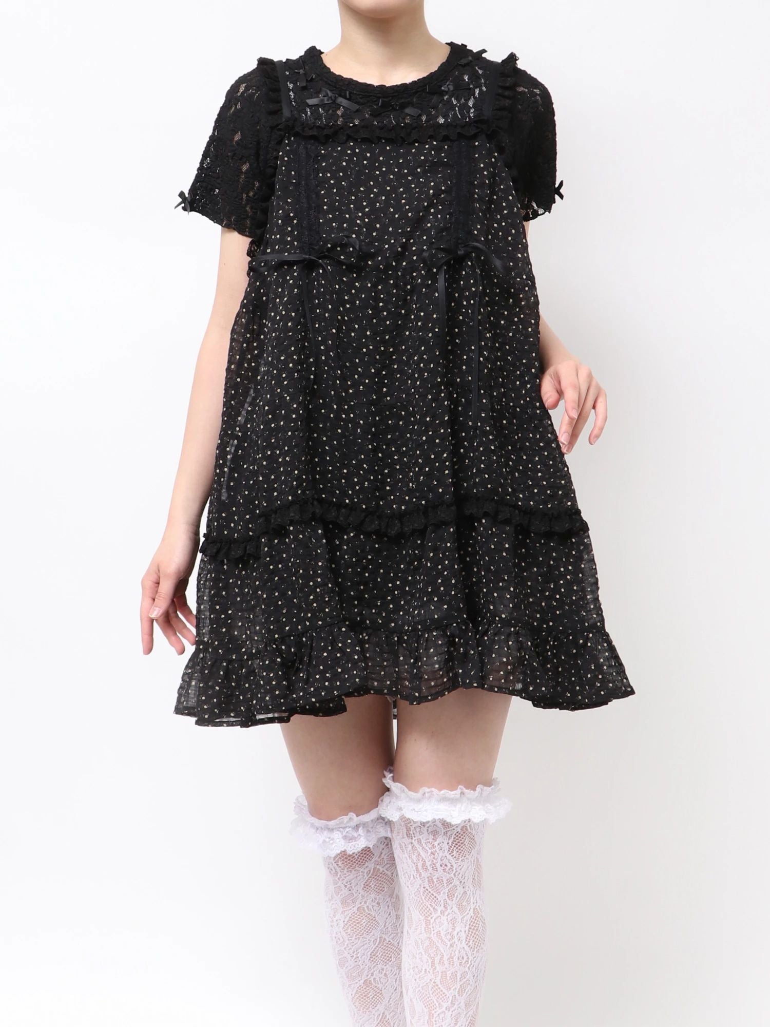merry jenny｜Sheer Layered Baby Doll
