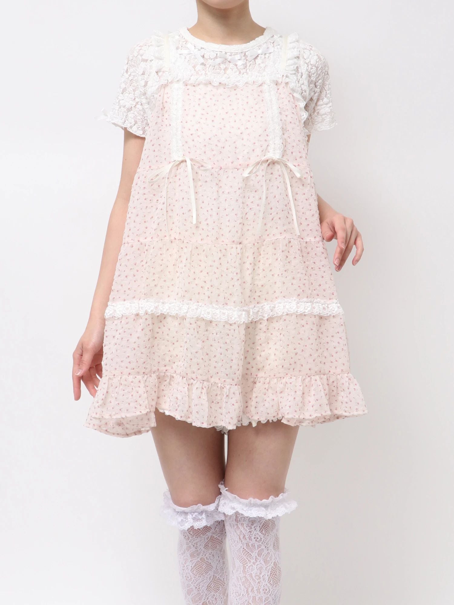 merry jenny｜Sheer Layered Baby Doll