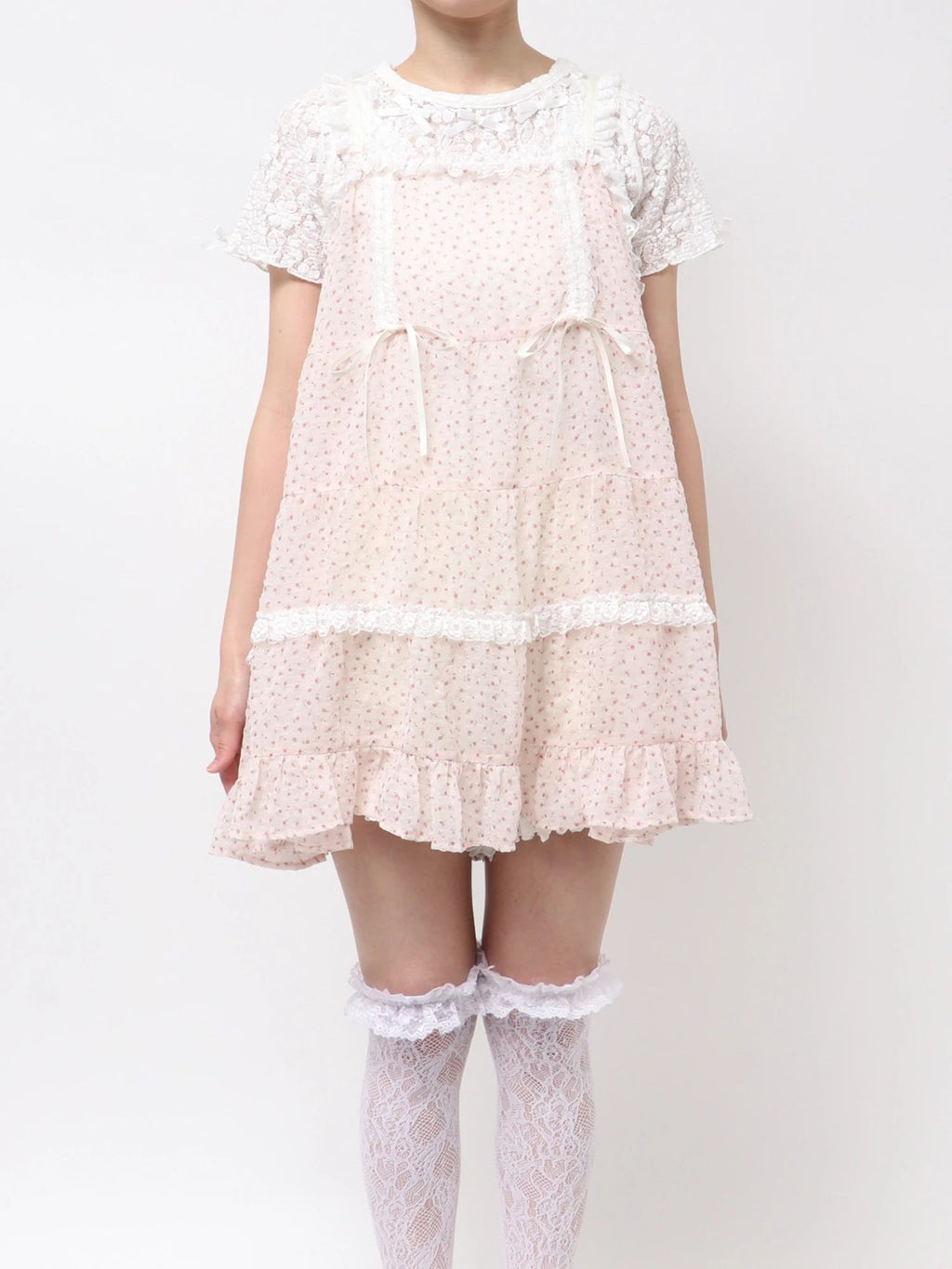 merry jenny｜Sheer Layered Baby Doll