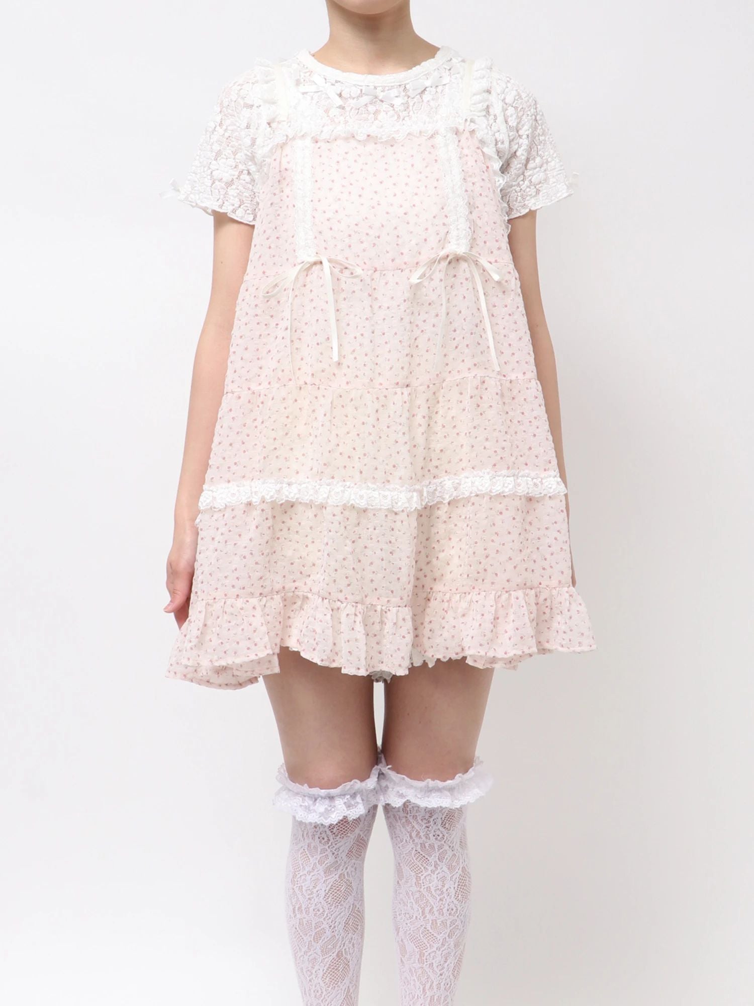 merry jenny｜Sheer Layered Baby Doll