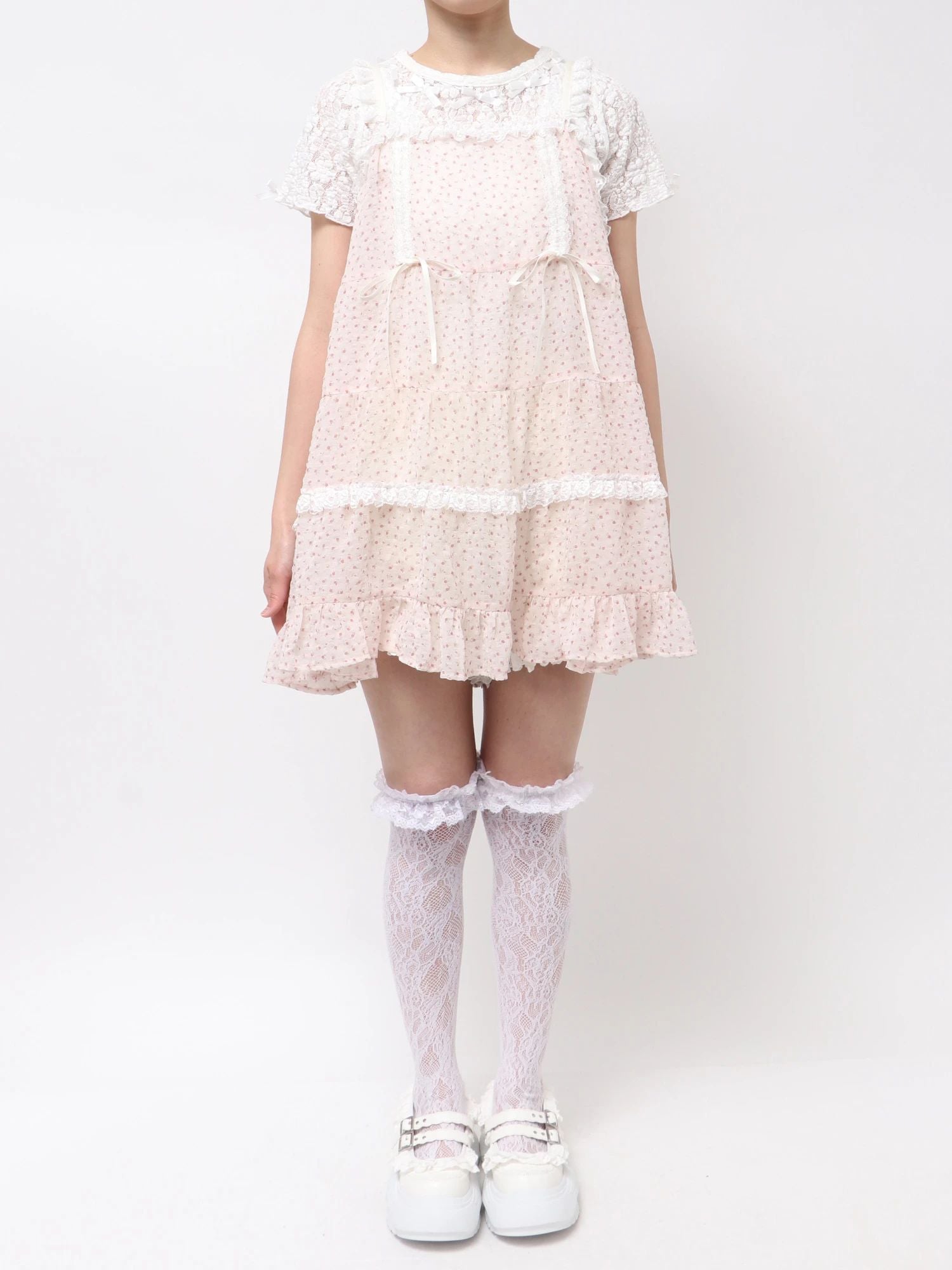 merry jenny｜Sheer Layered Baby Doll