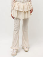 merry jenny｜Lace Skirt Flare Pants