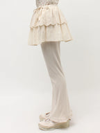 merry jenny｜Lace Skirt Flare Pants