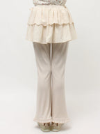 merry jenny｜Lace Skirt Flare Pants