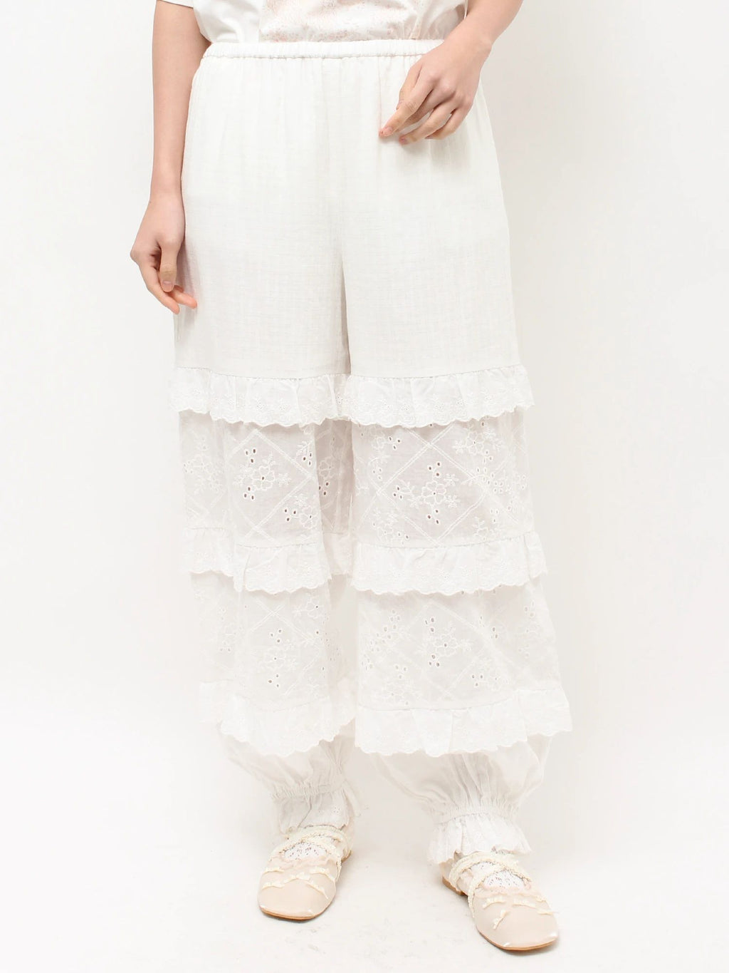 merry jenny｜Lace Aladdin Pants
