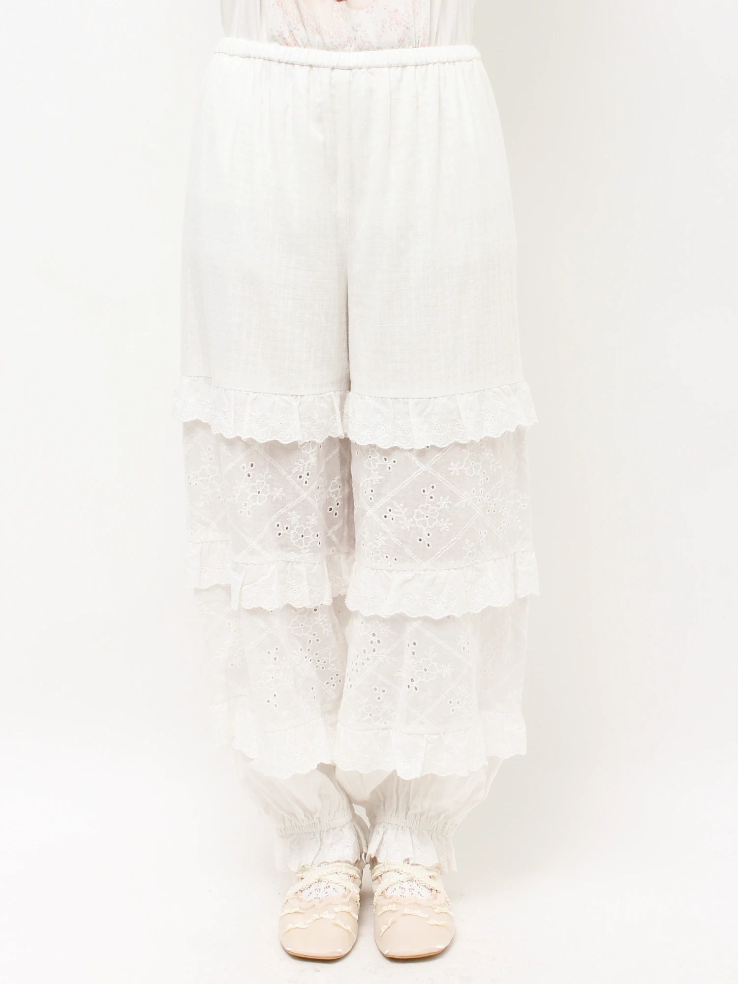 merry jenny｜Lace Aladdin Pants